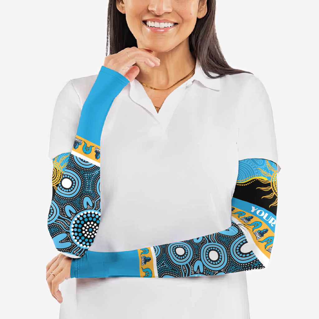 Titans NAIDOC Week Personalised Arm Sleeves Aboriginal Torres Strait Islanders Vibe