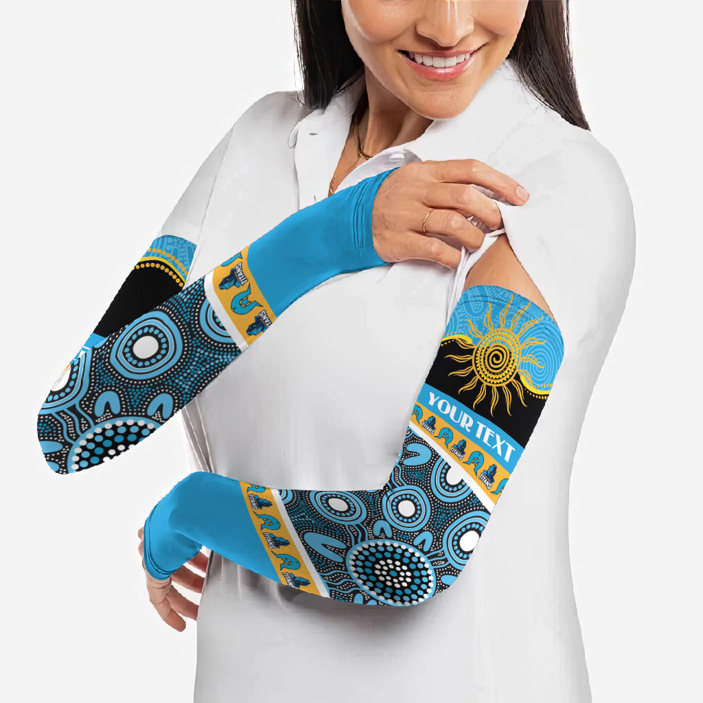 Titans NAIDOC Week Personalised Arm Sleeves Aboriginal Torres Strait Islanders Vibe