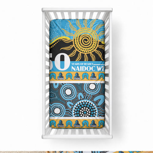 Titans NAIDOC Week Baby Bed Cover Aboriginal Torres Strait Islanders Vibe