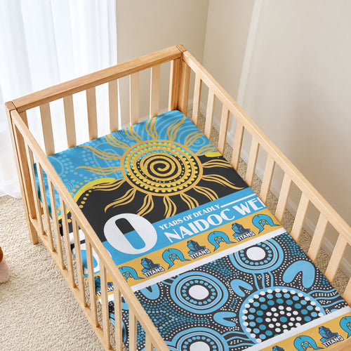 Titans NAIDOC Week Baby Bed Cover Aboriginal Torres Strait Islanders Vibe