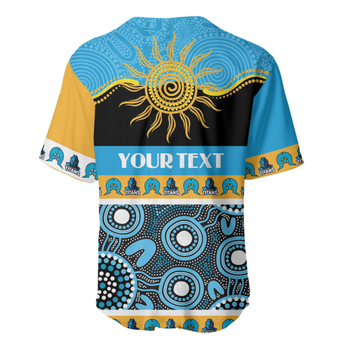 Titans NAIDOC Week Personalised Baseball Jersey Aboriginal Torres Strait Islanders Vibe