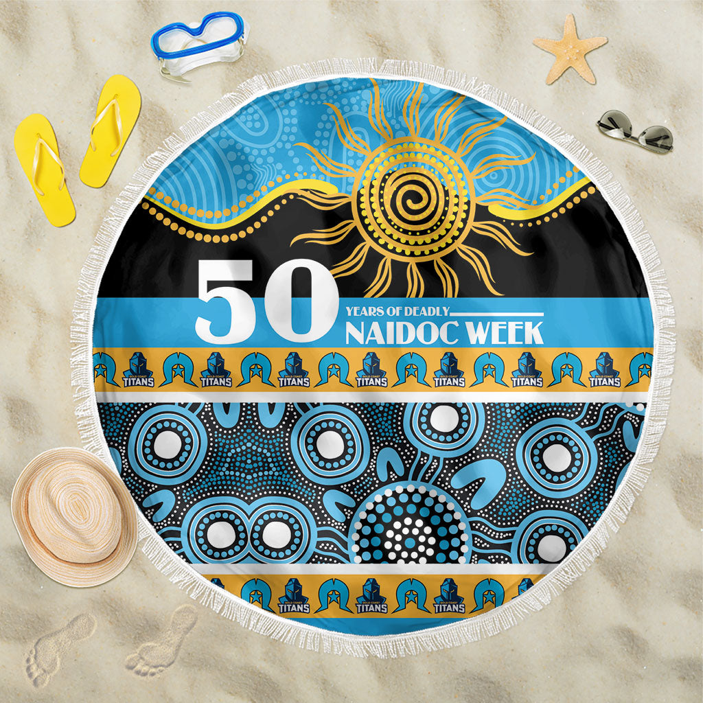 Titans NAIDOC Week Beach Blanket Aboriginal Torres Strait Islanders Vibe
