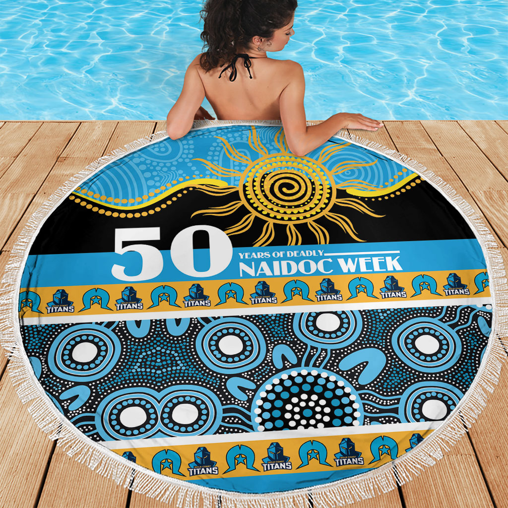 Titans NAIDOC Week Beach Blanket Aboriginal Torres Strait Islanders Vibe