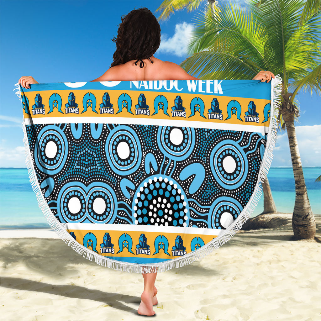 Titans NAIDOC Week Beach Blanket Aboriginal Torres Strait Islanders Vibe