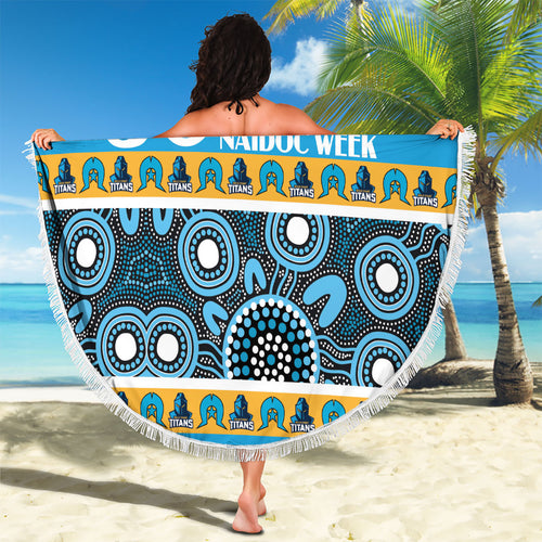 Titans NAIDOC Week Beach Blanket Aboriginal Torres Strait Islanders Vibe