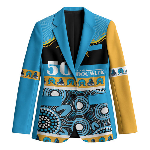 Titans NAIDOC Week Personalised Blazer Aboriginal Torres Strait Islanders Vibe