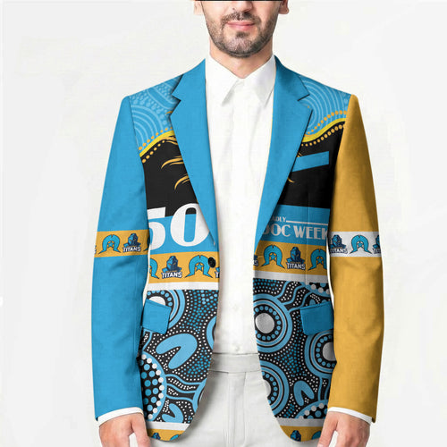 Titans NAIDOC Week Personalised Blazer Aboriginal Torres Strait Islanders Vibe