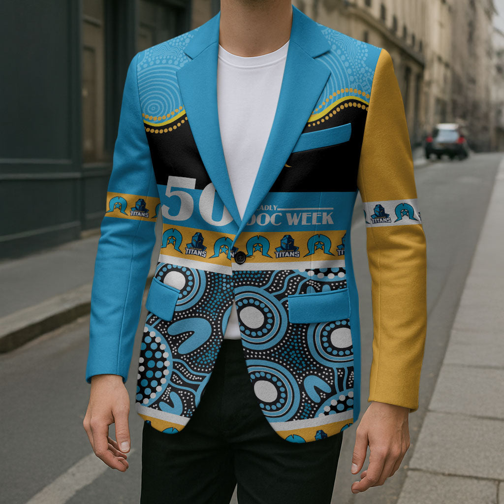 Titans NAIDOC Week Personalised Blazer Aboriginal Torres Strait Islanders Vibe
