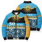 Titans NAIDOC Week Personalised Bomber Puffer Jacket Aboriginal Torres Strait Islanders Vibe