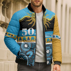 Titans NAIDOC Week Personalised Bomber Puffer Jacket Aboriginal Torres Strait Islanders Vibe