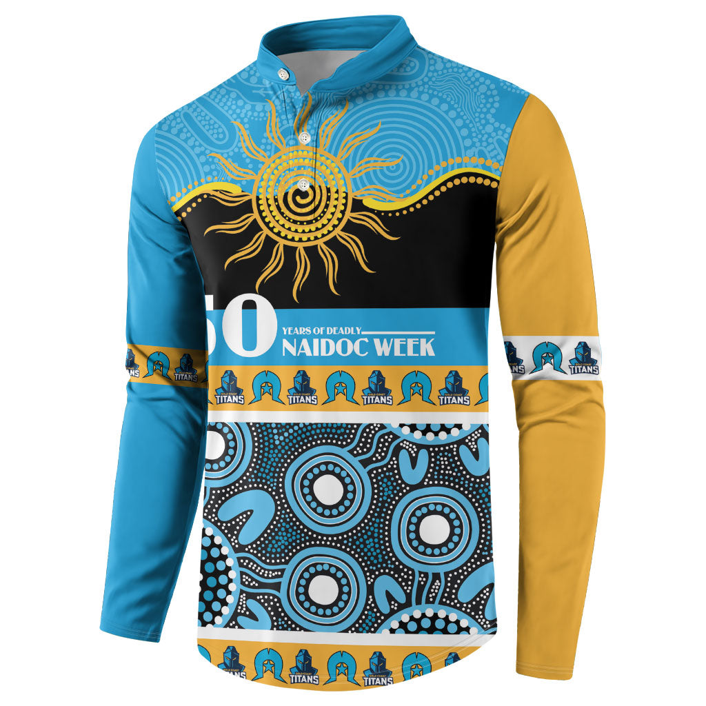 Titans NAIDOC Week Personalised Button Sweatshirt Aboriginal Torres Strait Islanders Vibe