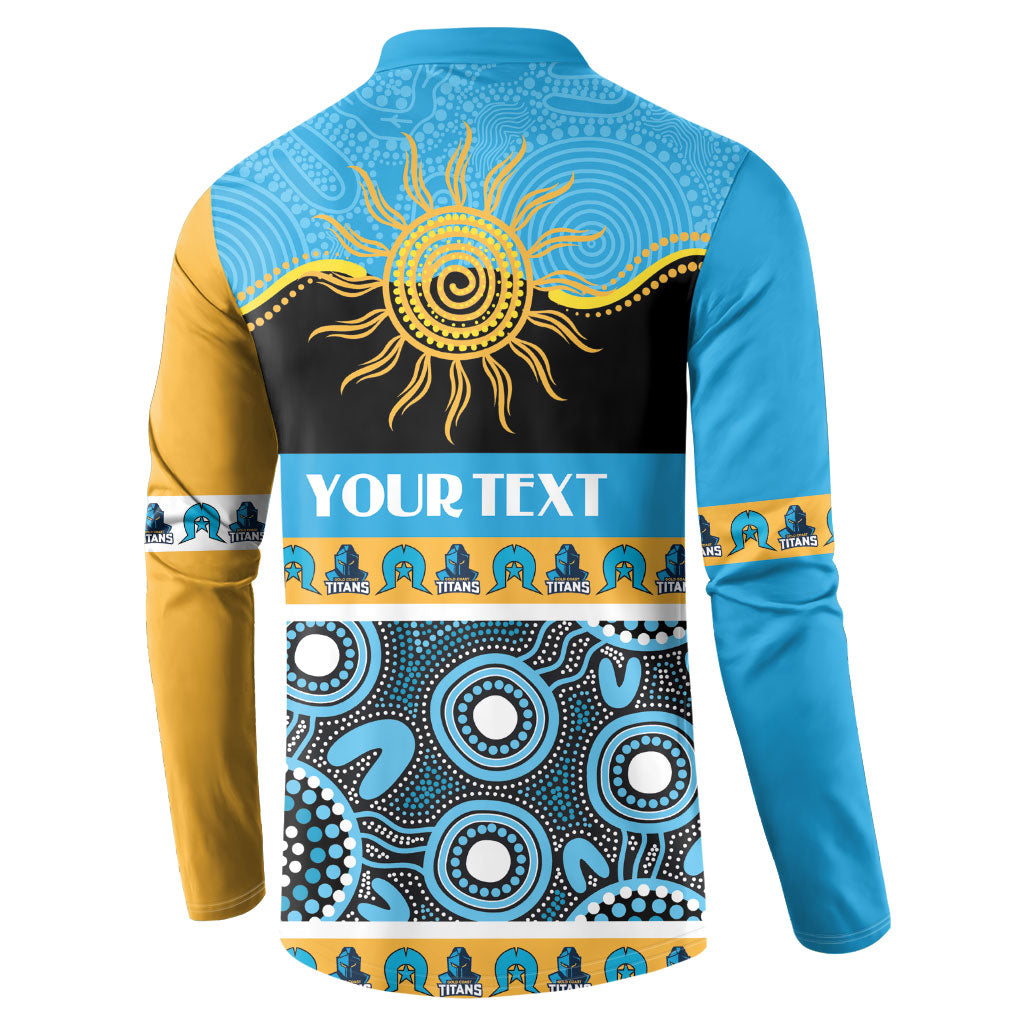 Titans NAIDOC Week Personalised Button Sweatshirt Aboriginal Torres Strait Islanders Vibe