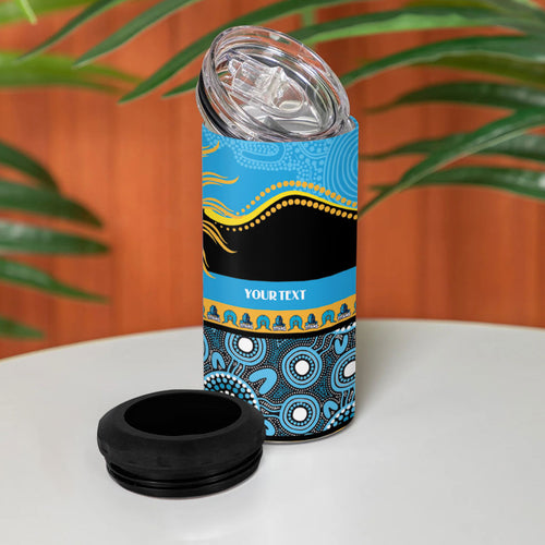 Titans NAIDOC Week Personalised 4 in 1 Can Cooler Tumbler Aboriginal Torres Strait Islanders Vibe