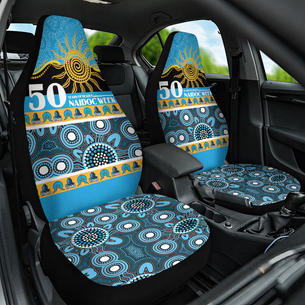 Titans NAIDOC Week Car Seat Cover Aboriginal Torres Strait Islanders Vibe