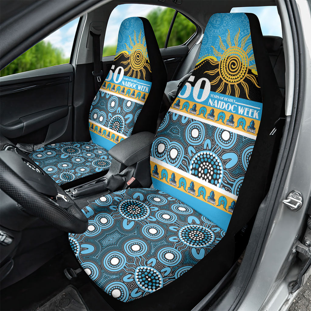 Titans NAIDOC Week Car Seat Cover Aboriginal Torres Strait Islanders Vibe