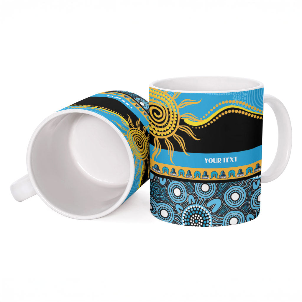 Titans NAIDOC Week Personalised Ceramic Mug Aboriginal Torres Strait Islanders Vibe