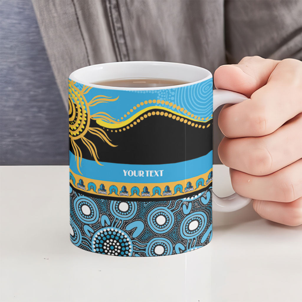 Titans NAIDOC Week Personalised Ceramic Mug Aboriginal Torres Strait Islanders Vibe
