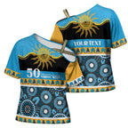 Titans NAIDOC Week Personalised Cross Shoulder Shirt Aboriginal Torres Strait Islanders Vibe