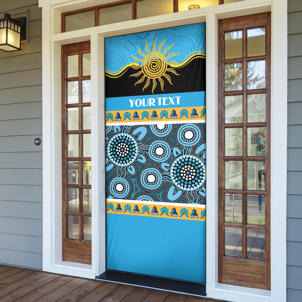 Titans NAIDOC Week Personalised Door Cover Aboriginal Torres Strait Islanders Vibe