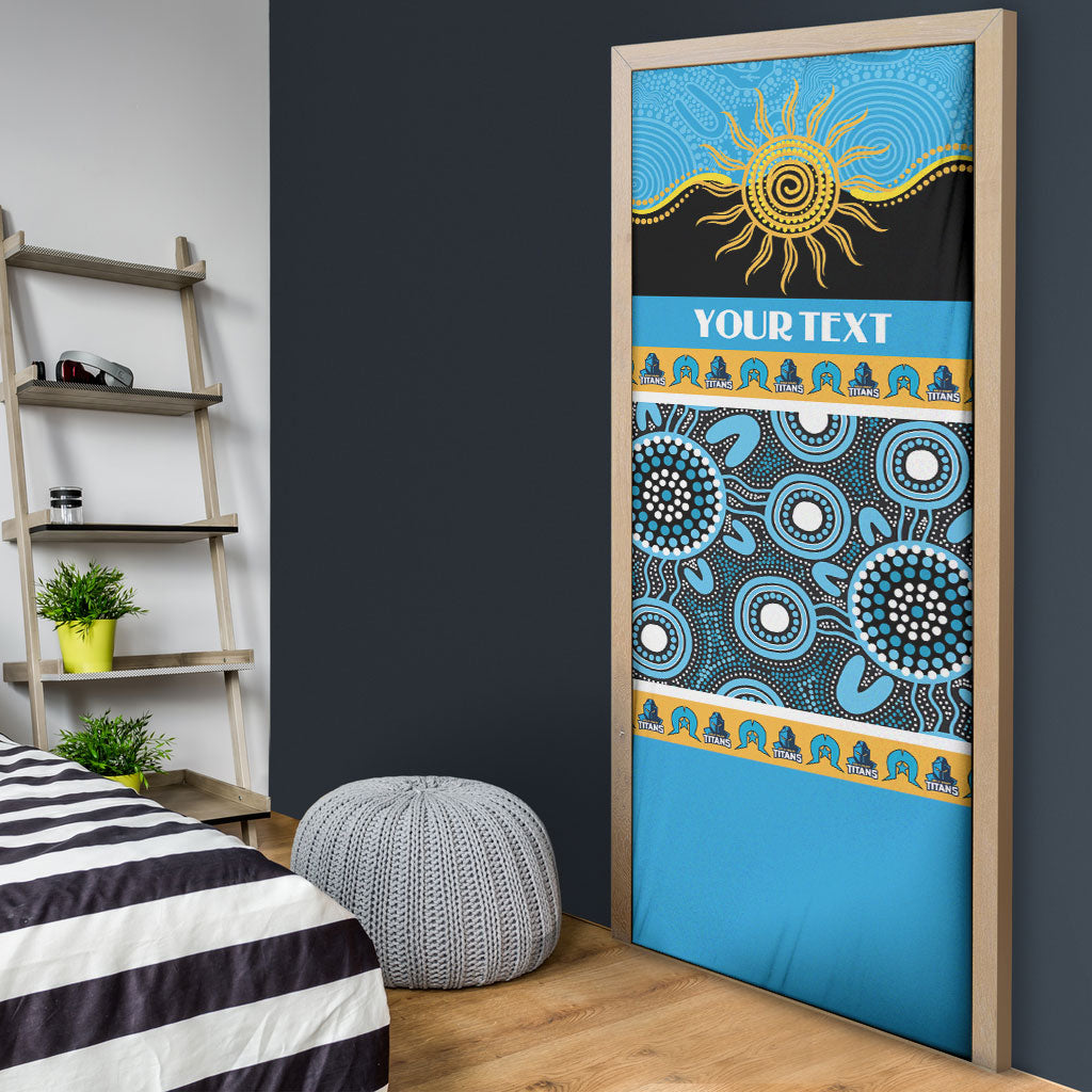 Titans NAIDOC Week Personalised Door Cover Aboriginal Torres Strait Islanders Vibe
