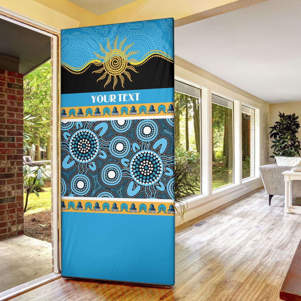 Titans NAIDOC Week Personalised Door Cover Aboriginal Torres Strait Islanders Vibe
