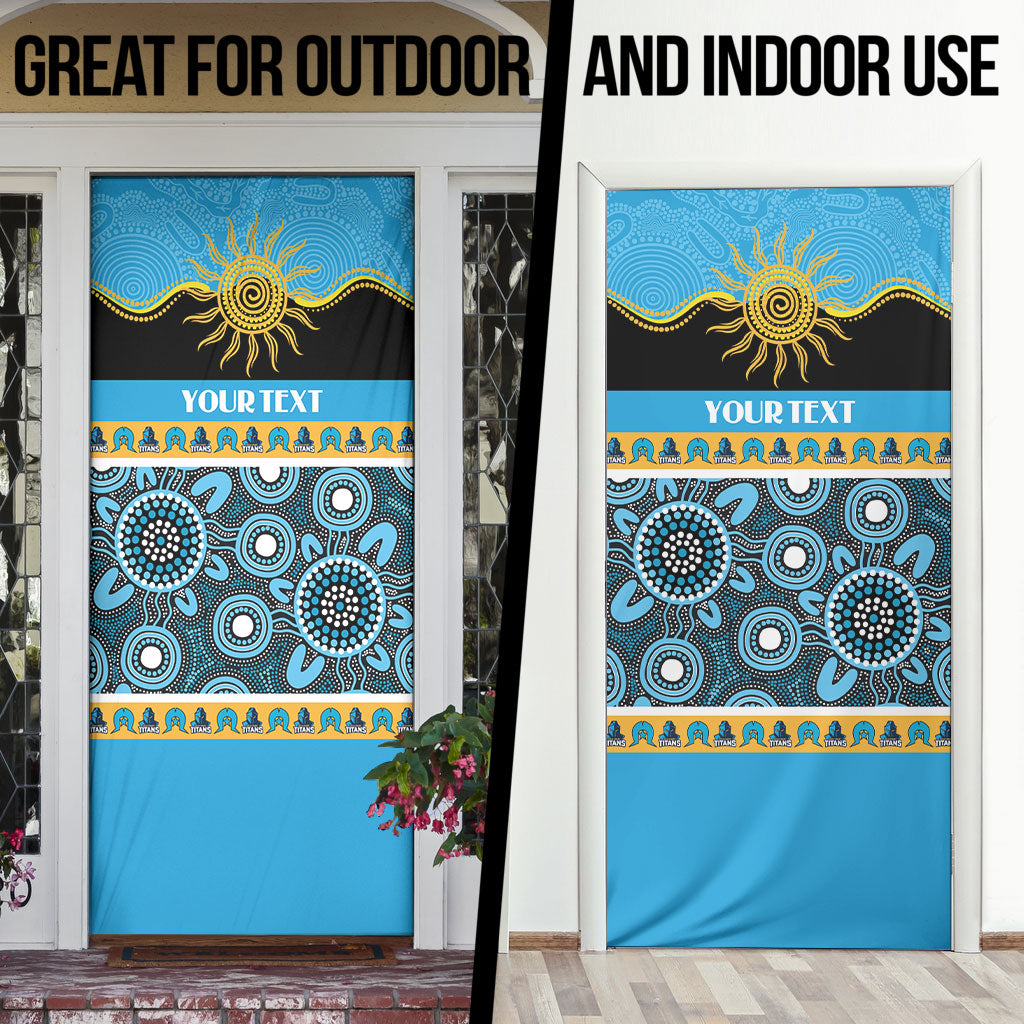 Titans NAIDOC Week Personalised Door Cover Aboriginal Torres Strait Islanders Vibe