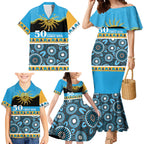 Titans NAIDOC Week Personalised Family Matching Mermaid Dress and Hawaiian Shirt Aboriginal Torres Strait Islanders Vibe