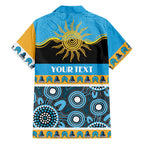 Titans NAIDOC Week Personalised Family Matching Short Sleeve Bodycon Dress and Hawaiian Shirt Aboriginal Torres Strait Islanders Vibe