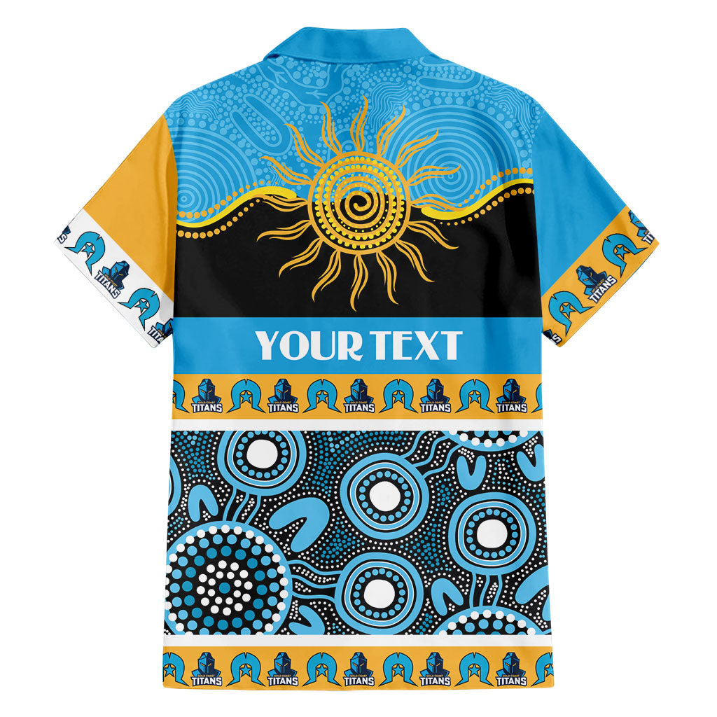 Titans NAIDOC Week Personalised Family Matching Summer Maxi Dress and Hawaiian Shirt Aboriginal Torres Strait Islanders Vibe