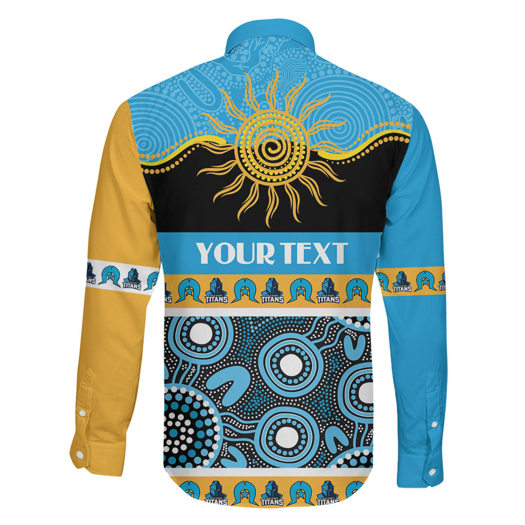Titans NAIDOC Week Personalised Family Matching Summer Maxi Dress and Hawaiian Shirt Aboriginal Torres Strait Islanders Vibe