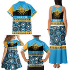 Titans NAIDOC Week Personalised Family Matching Tank Maxi Dress and Hawaiian Shirt Aboriginal Torres Strait Islanders Vibe