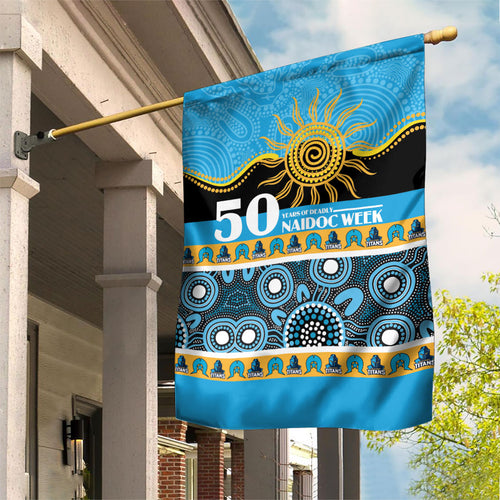 Titans NAIDOC Week Garden Flag Aboriginal Torres Strait Islanders Vibe