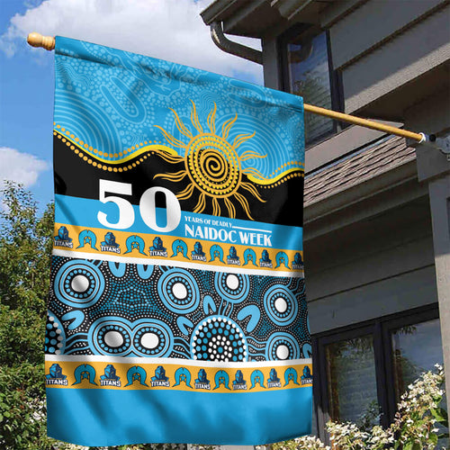 Titans NAIDOC Week Garden Flag Aboriginal Torres Strait Islanders Vibe