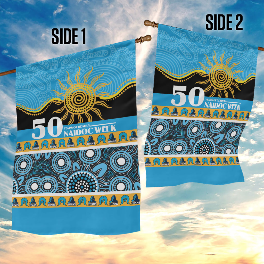 Titans NAIDOC Week Garden Flag Aboriginal Torres Strait Islanders Vibe