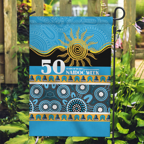 Titans NAIDOC Week Garden Flag Aboriginal Torres Strait Islanders Vibe