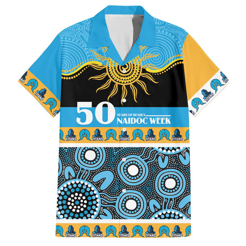 Titans NAIDOC Week Personalised Hawaiian Shirt Aboriginal Torres Strait Islanders Vibe