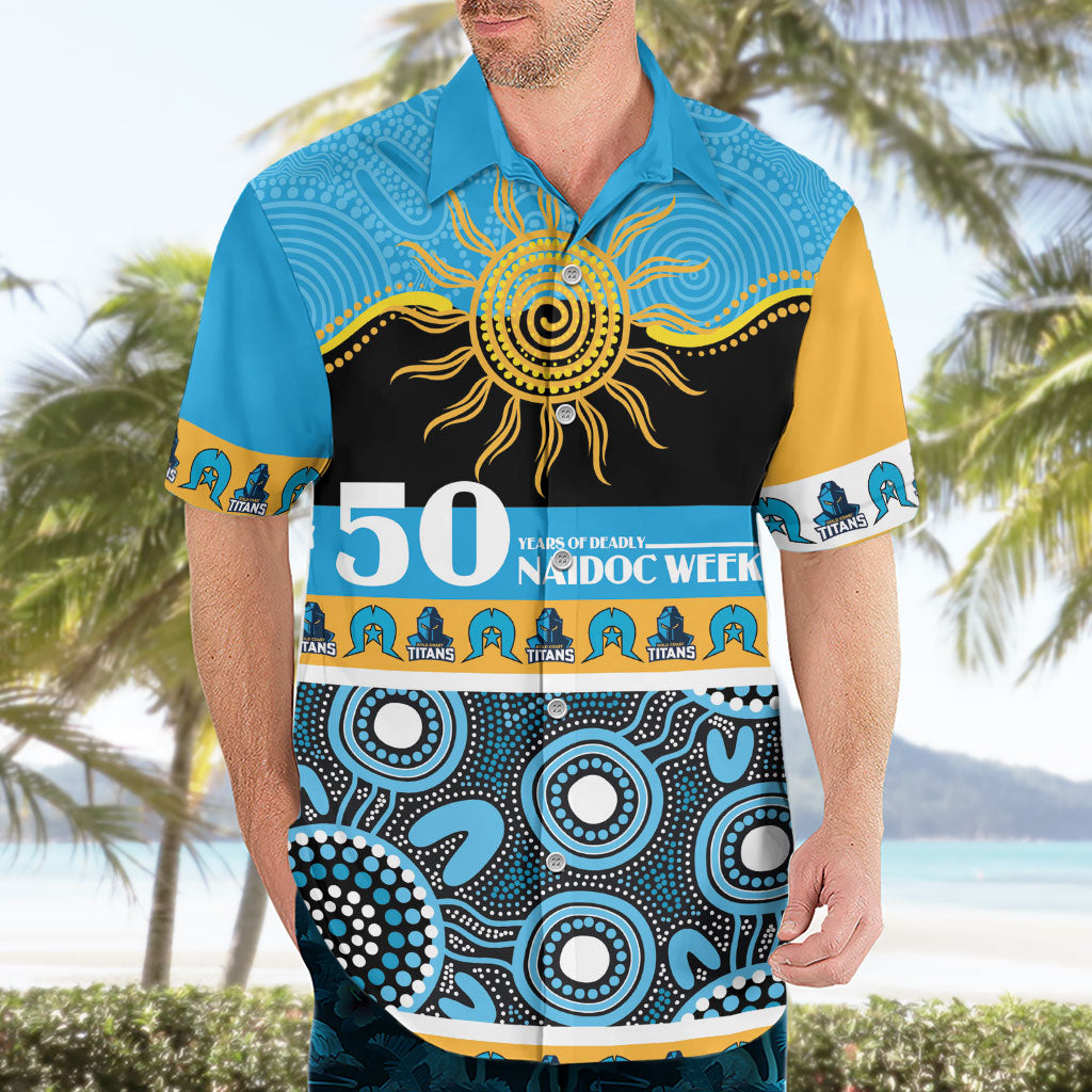 Titans NAIDOC Week Personalised Hawaiian Shirt Aboriginal Torres Strait Islanders Vibe