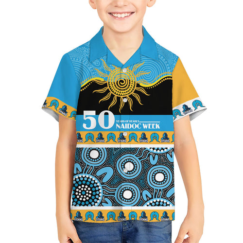 Titans NAIDOC Week Personalised Hawaiian Shirt Aboriginal Torres Strait Islanders Vibe