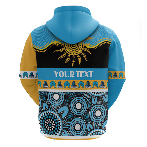 Titans NAIDOC Week Personalised Hoodie Aboriginal Torres Strait Islanders Vibe