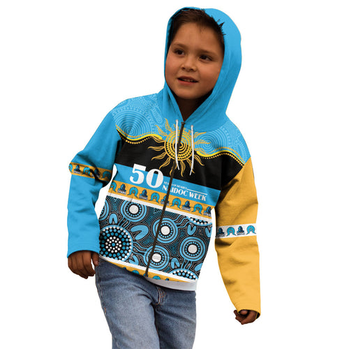 Titans NAIDOC Week Personalised Kid Hoodie Aboriginal Torres Strait Islanders Vibe
