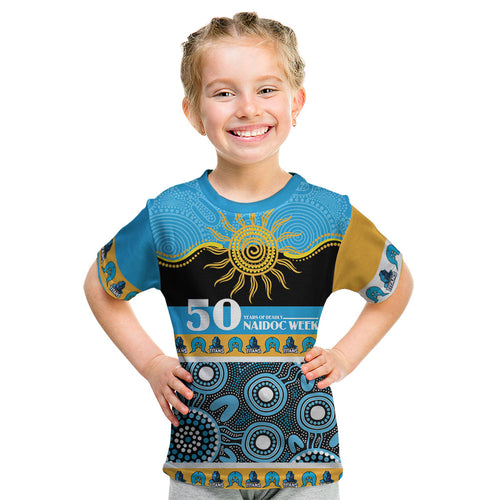 Titans NAIDOC Week Personalised Kid T Shirt Aboriginal Torres Strait Islanders Vibe