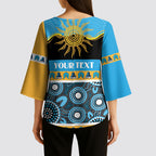 Titans NAIDOC Week Personalised Kimono Sleeve Blouse Aboriginal Torres Strait Islanders Vibe
