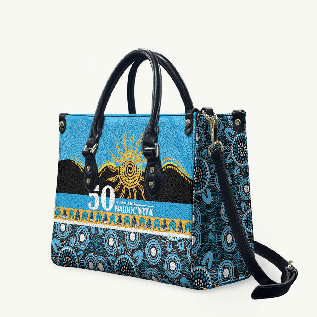 Titans NAIDOC Week Leather Bag Aboriginal Torres Strait Islanders Vibe