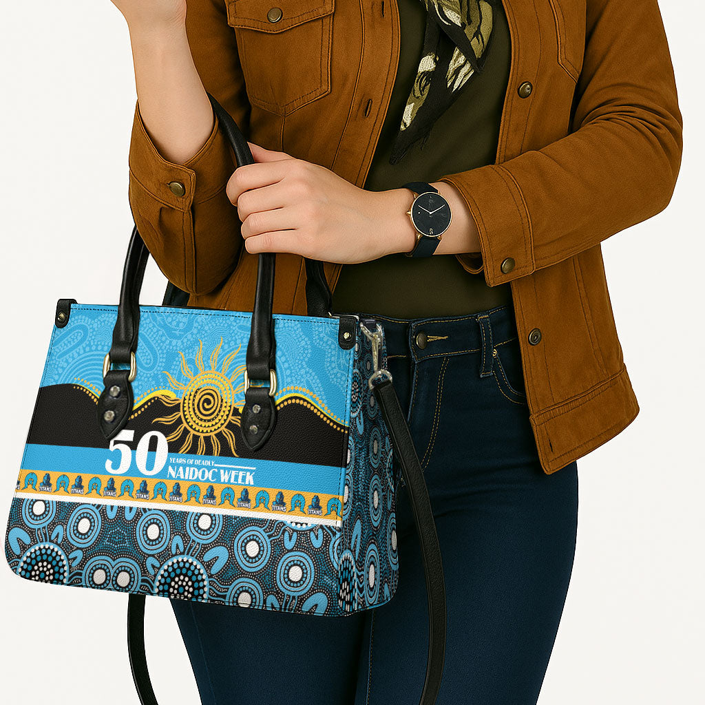 Titans NAIDOC Week Leather Bag Aboriginal Torres Strait Islanders Vibe
