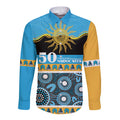 Titans NAIDOC Week Personalised Long Sleeve Button Shirt Aboriginal Torres Strait Islanders Vibe