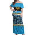 Titans NAIDOC Week Personalised Off Shoulder Maxi Dress Aboriginal Torres Strait Islanders Vibe
