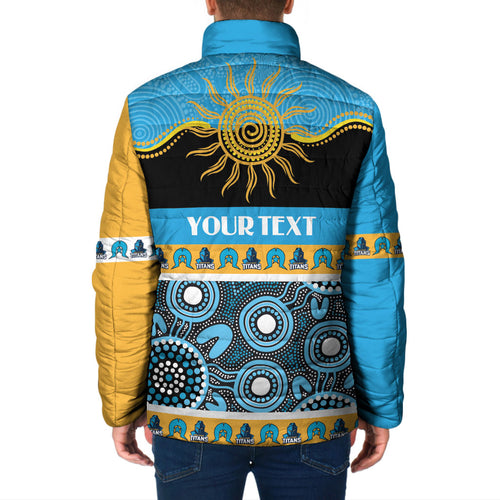 Titans NAIDOC Week Personalised Padded Jacket Aboriginal Torres Strait Islanders Vibe