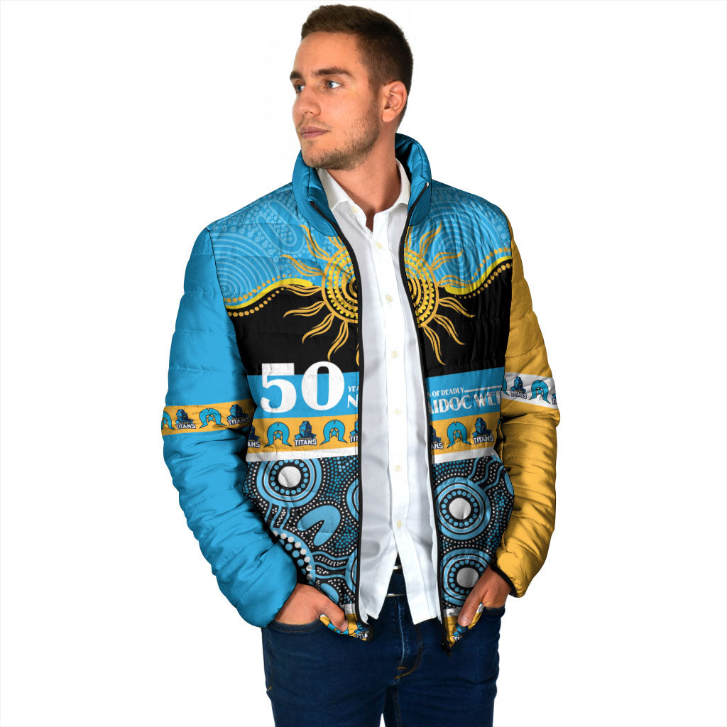 Titans NAIDOC Week Personalised Padded Jacket Aboriginal Torres Strait Islanders Vibe