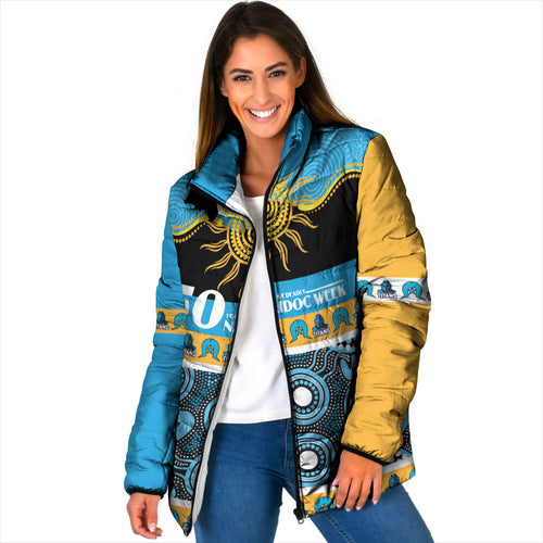 Titans NAIDOC Week Personalised Padded Jacket Aboriginal Torres Strait Islanders Vibe
