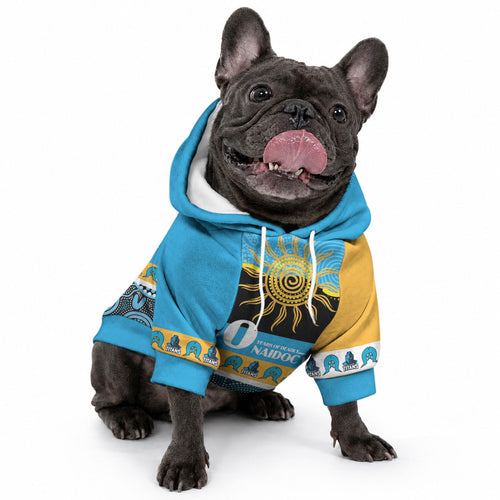 Titans NAIDOC Week Personalised Pet Hoodie Aboriginal Torres Strait Islanders Vibe